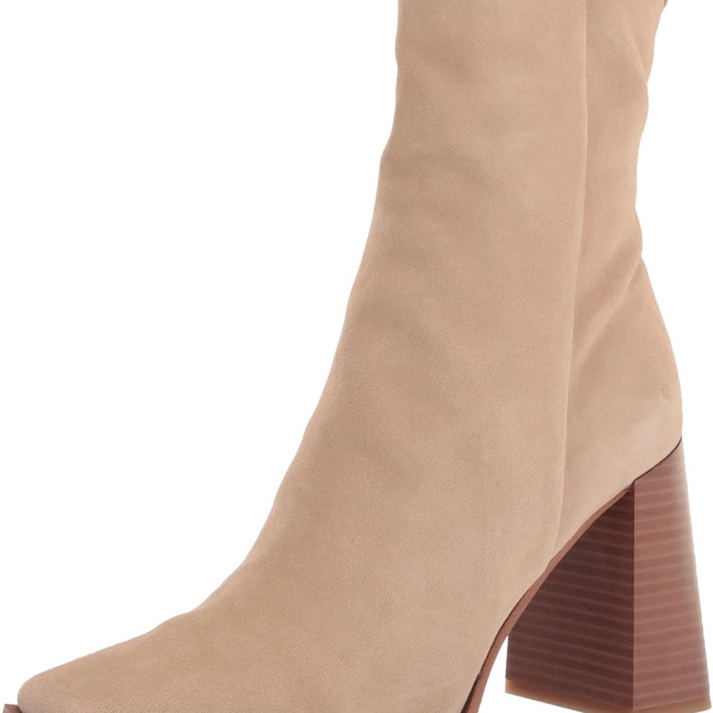 Sam Edelman Beige Heeled Boots